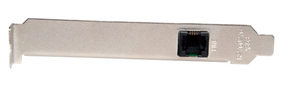 56K* V.92 PCI Express Dial-up Faxmodem (PCIe) Front